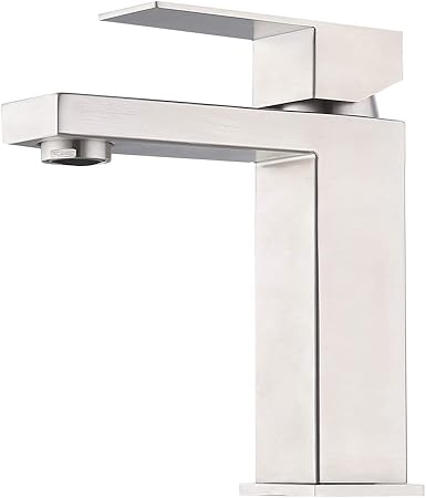 Kes Modern Bathroom Faucet Single Handle Vanity Sink Faucet Sus