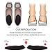 Dr. Foot’s Orthopedic Medial & Lateral Heel Wedge Silicone Insoles for Supination & Pronation - O/X Type Leg Corrective Gel Adhesive Inserts - 2 Pairs (Black)