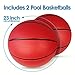 Giant Pool Inflatable Basketball Hoop Set 2 Balls Included Perfect For Water Games And Pool Toys