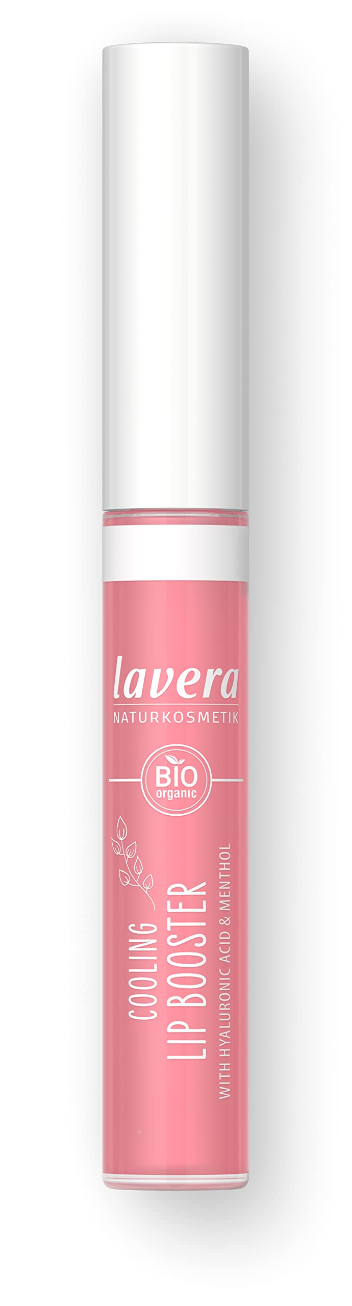 lavera Cooling Lip Booster - Silky soft lips - Intense shine - light texture - Vegan - Natural cosmetics (1x 13.6 g)