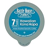 Barrie House Single Cup Capsules for K-Cup Brewer, Hawaiian Kona Hapa, 80 Count