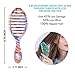 Wet Brush Hair Brush Nea Flora Speed Dry Hair Detangling Brush with Soft IntelliFlex Bristles for Knots Removal, (Floral Garden)