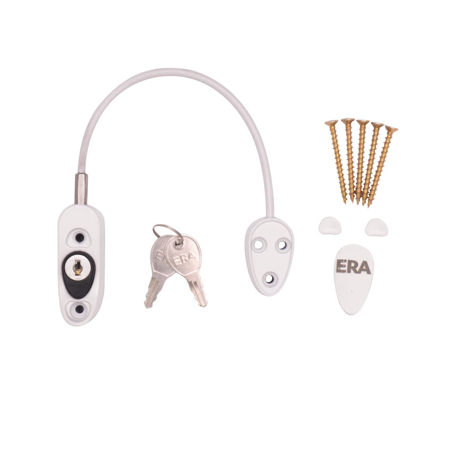 ERA Cable Window and Door Restrictor White