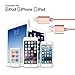 Lightning Cable, Oaxis Tech 1 pcs Rose Gold Nylon Braided Lightning to USB Cable 6.6ft/2M 8-Pin Lightning USB Charge Data Sync Cord for iPhone 6/6s/5/5S/5C/SE/Plus,iPad 4,iPad Air 1/2/Pro,iPad Mini
