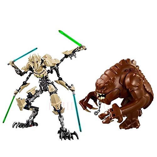 F&J 2Pcs Building Blocks Star Wars Bionicle Hero Factory Star Warrior Buildable Soldier A-8 Action F