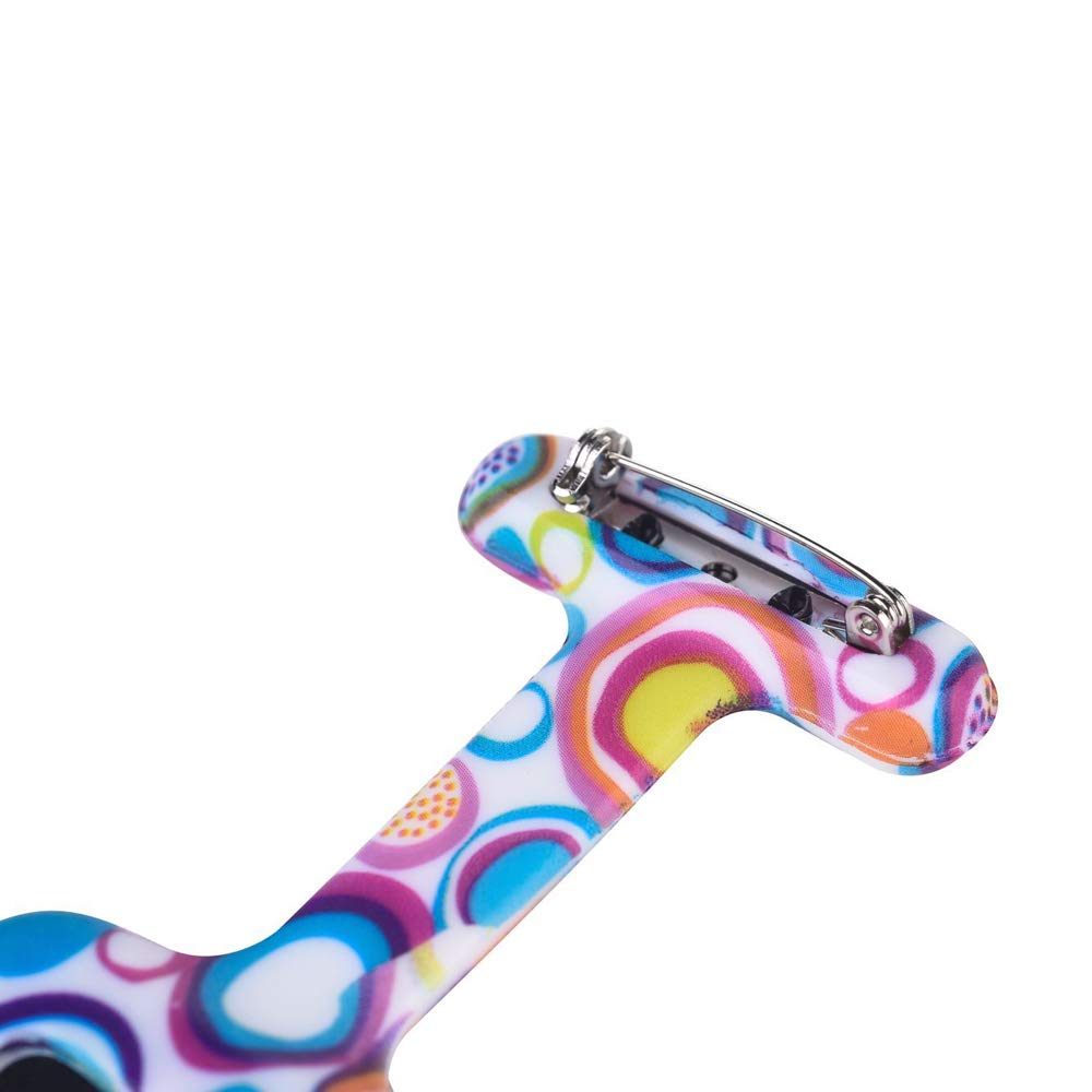 Weicam Square Silicone Nurse Doctor Wholesale Pin-on Brooch Watch Pocket Watches