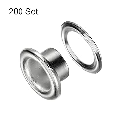 HARFINGTON 200 Set Color Round Grommets 6mm