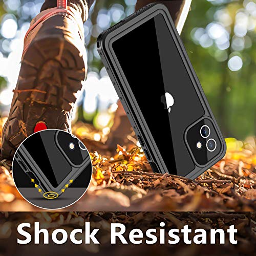 ANTSHARE for iPhone 12 Case, iPhone 12 Waterproof Case Built in