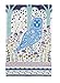 Ulster Weavers Tea Towel Cotton, Durable & Machine Washable, Eco-Friendly Design, Ideal Size, Animal Theme, Woodland Owl, Blue