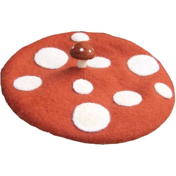 Mushroom Beret Women display picture 3