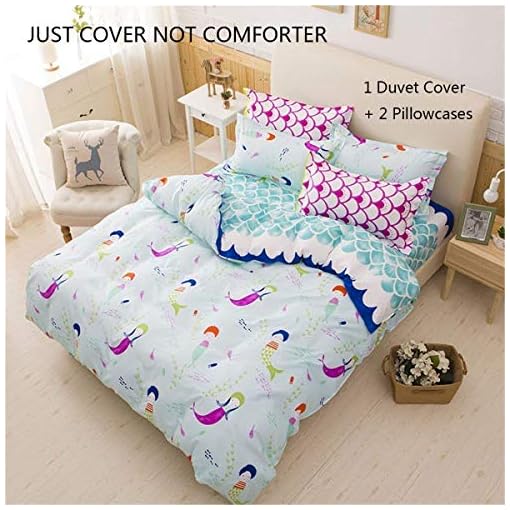 girls mermaid bedding