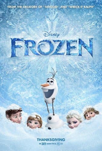 Frozen Poster 24x36 inches Kristen Bell Gloss Print Art 107