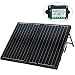 ECO-WORTHY 120 Watt 12Volt Off Grid Monocrystalline Portable Foldable Solar Panel Suitcase with Charge Controller