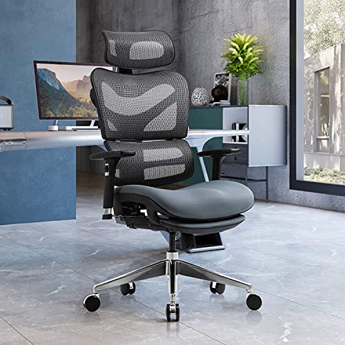 YAMASORO Ergonomic Office Chair, High Back Reclining Breathable Mesh