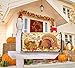 Wamika Autumn Thanksgiving Turkey Pumpkin Mailbox Cover Magnetic Standard Size,Fall Harvest Sunflower Letter Post Box Cover Wrap Decoration Welcome Home Garden Outdoor 21