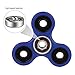 ukulili Tri Fidget Hand Spinner, Ultra Fast Bearings, Finger Toy, Great Gift for ADD, ADHD, Anxiety, and Autism Adult Children(Blue)