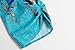 HIMONE Women Bohemian Neck Tie Vintage Printed Ethnic Style Summer Shift Dress Small