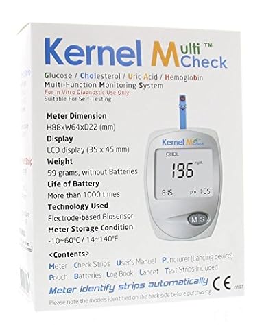 Multicheck glucose cholesterol meter 1st