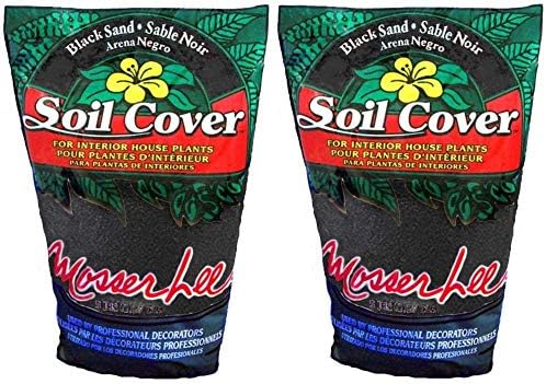 Mosser Lee ML1112 Black Sand Soil Cover, 5 lb. (2-Pack)