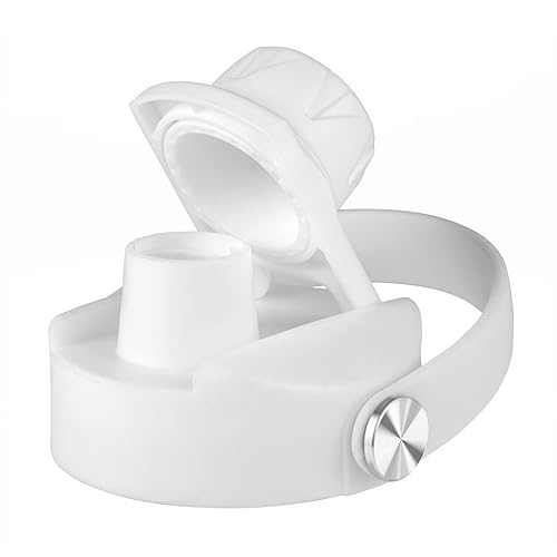 Lid for Hydroflask 32 40 64 oz Wide Mouth, Replacement Chug Cap with Flex  Handle Compatible with Hydro Flask 12 16 20 Ounce Kids Bottle, BPA Free,  Top