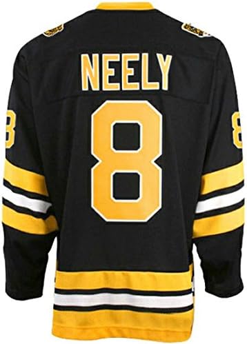 Men's Boston Bruins Cam Neely #8 Mitchell &amp; Ness Black Throwback Vintage Jersey Size L