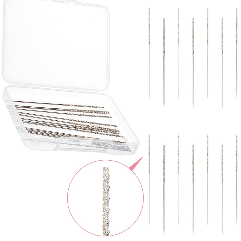 WEBEEDY 25 Pcs Snag Repair Needle Stitching Needles Straight Hand Needles Hand Sewing Needles Set,Premium Sewing Needles for Hand Sewing Repair Beading and DIY Crafting,62 * 1mm