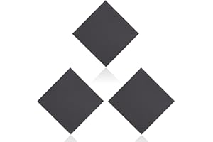 MTJSWXSY 3PCS Weldable Hot Rolled Mild Steel Plate 1/8" Thick Square Sheet Plate,5" x 5" Weldable & Paintable Steel Plates