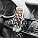 Amotus Car Air Vent Mount Holder Cradle 360 Rotation One Hand Operation Release Button for 3.5-6 inches Cell Phones iPhone Smartphone Android GPS Devices