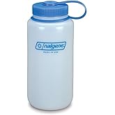 Nalgene 32 oz Reusable Water Bottle, HDPE, in Wide Mouth