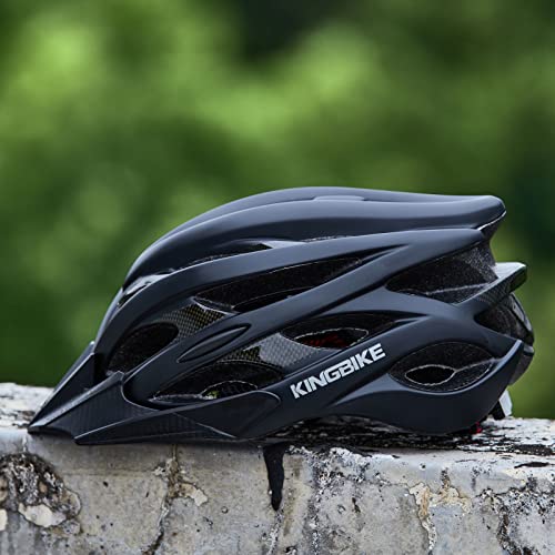KINGBIKE Light Comfortable Adults Youth Bike Helmet with LED Safety