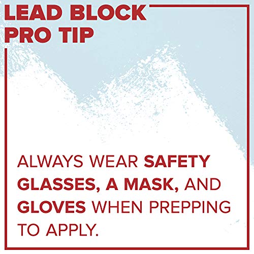 INSLX Lead Block, Lead Encapsulating Paint, Eggshell, White, 1 Gallon