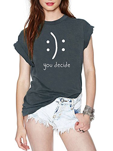 Govc women summer casual letter printed stretchy t-shirts tops te…