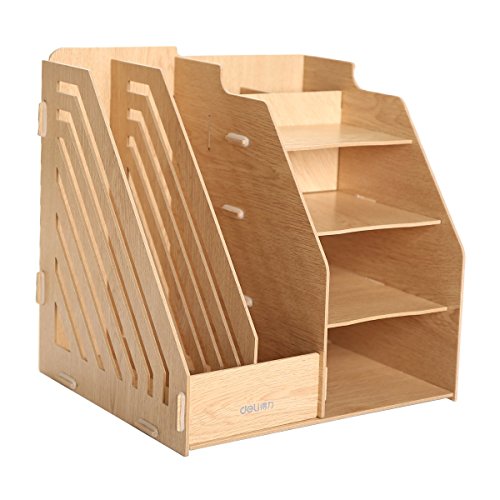 Buy Hooshion® Detachable Desktop Storage Box Wooden Board DIY Organizer