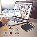 External Optical Drive, CD Drive with USB 3.0 & Type-C for VCD/DVD/CD -ROM/ -R/ +R /-RW Burner/Reader/Writer, Compatible for Windows/Linux/MAC OS