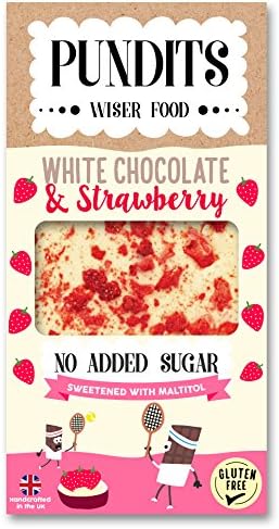 Pundits White Chocolate & Strawberry 100g(Pack Of 12)
