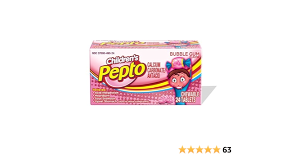 Pepto Bismol Children S Pepto Bubble Gum 24 Chewable Tablets Health Household Pepto Bismol Children S Pepto Bubble Gum 24 Chewable Tablets Health Household