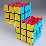 ThinkMax Double 3x3 Puzzle Cube Black (Difficulty 9 of 10)