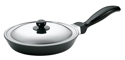 Hawkins Futura Non-Stick Frying Pan with Lid, 18cm