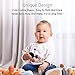 Baby Teething Toys, Soft and Highly Recommended by Moms, Highly Effective Pain Relief Cookie Teether Chew Beaded with Pacifier Clip, Natural Organic Freezer, BPA & Phthalates Free, FDA Compliant