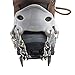 Vdealen 2 PCS 12 Teeth Claws Crampons Non-slip Shoes Cover With Stainless Steel Chain Outdoor Ski Ice Snow Hiking Climbing Dig Into Variety Types Of Terrain Ice, Packed Snow, Wet Rocks, Concrete