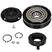 AC Compressor Clutch Repair Kit for Honda Odyssey 2005-2007 Ridgeline 2006-2008 w/Pulley Hub Bearing Coil