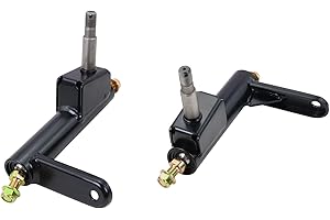 Kefly Left ＆ Right Spindle Steering Knuckle Fits for Coleman Powersports CK196-T, KT196, Replacement For Other 196cc 6.5Hp Gas Powered Go-Kart Models