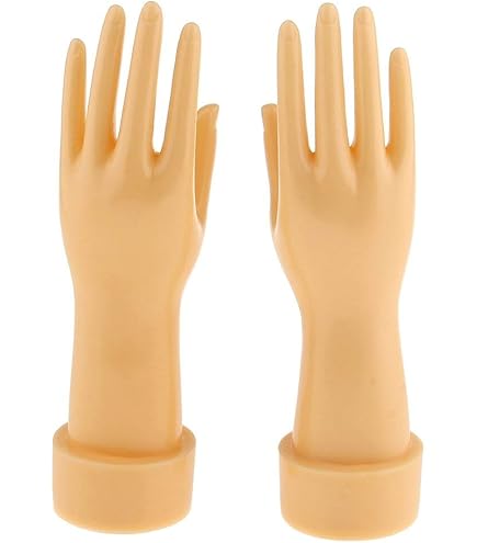 Mannequin Hand Display Stands - Pair Of White Jewelry Display Hands For Bracelets Rings