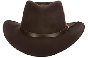 Scala Classico Men's Crushable Felt Outback Hat