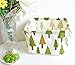 PUTING 4 Pcs Foldable Storage Basket Bins, Canvas Storage Basket with Handle Cotton Linen Blend, Storage Bins Basket for Makeup, Snack, Magazine, Baby Toys