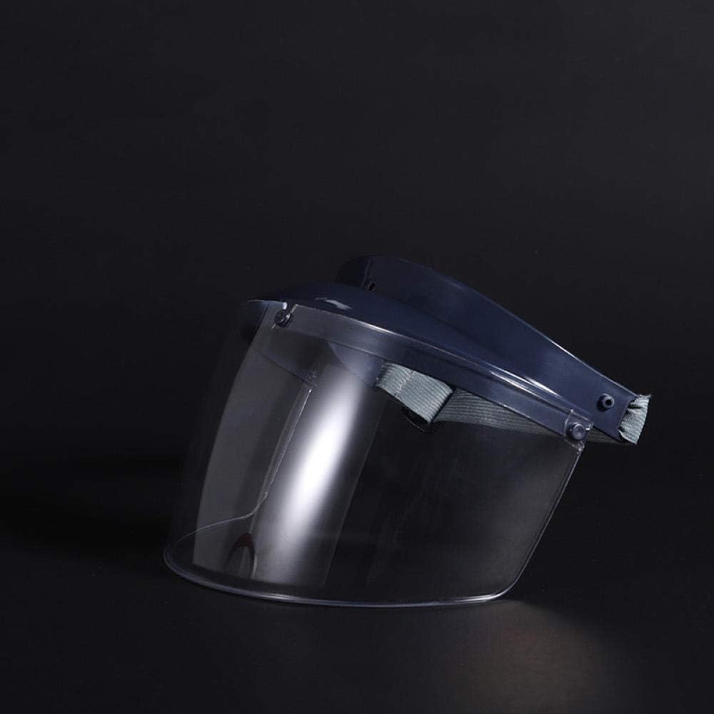 Protective mask anti-fog saliva transparent full mask anti-cooking oil spray artifact full face cover raincoat set, marine