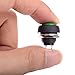 Cylewet 12Pcs 12mm Waterproof Momentary On Off Reset Push Button Switch Mini Round Switch 6 Colors(Pack of 12) CYT1088