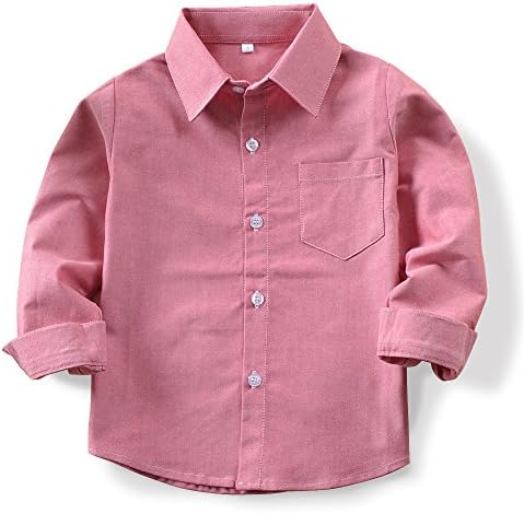 Oxford Casual Dress Shirt, N001 Pink 