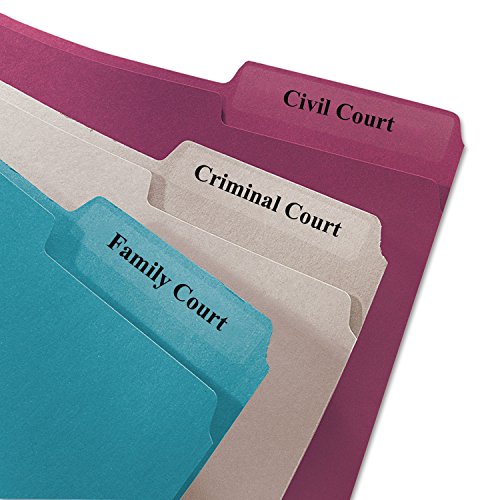 Avery 5029 Clear File Folder Labels, 1/3 Cut, 2/3 x 37/16, 450/Pack