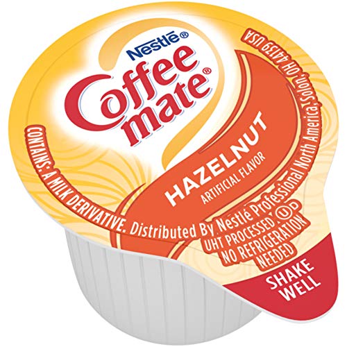 Nestle Coffee mate Coffee Creamer, Hazelnut, Liquid Creamer Singles